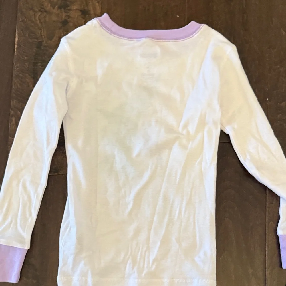 NWT Old Navy Girls' Wicked Two-Piece Pajama Set - White & Purple